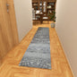 Premium Hand-Tufted Rug Made of 100% Wool  - Midnight Mist - 2x10 Feet