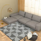 Premium Hand-Tufted Rug Made of 100% Wool  - Mono Loops - 6x6 Feet