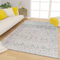 Premium Hand-Tufted Rug Made of 100% Wool  - Still River Grey - 6x9 Feet