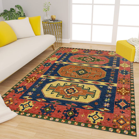 Premium Hand-Tufted Rug Made of 100% Wool  - Inca Myth - 3x5 Feet