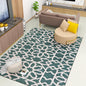 Premium Hand-Tufted Rug Made of 100% Wool  - Noir Grid - 8x10 Feet