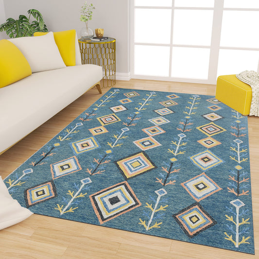 Premium Hand-Tufted Rug Made of 100% Wool  - Tundra - 5x8 Feet