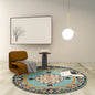 Premium Hand-Tufted Rug Made of 100% Wool  - Aydin Sky - 5x5 Feet