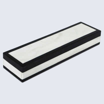 Decorative Boxes Mono Court Black & White Available in 7 Sizes