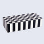 Puzzle Check Pattern Decorative Boxes Available in 7 Sizes