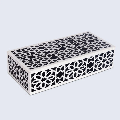 Decorative Boxes Shiraz Black & White Available in 7 Sizes