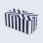 Decorative Box Chevron Blue & White Available in 6 Sizes