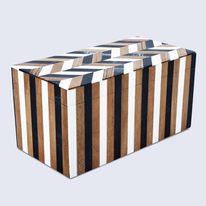 Decorative Box Marquet Cosmo Pattern Multi Available in 8 Sizes