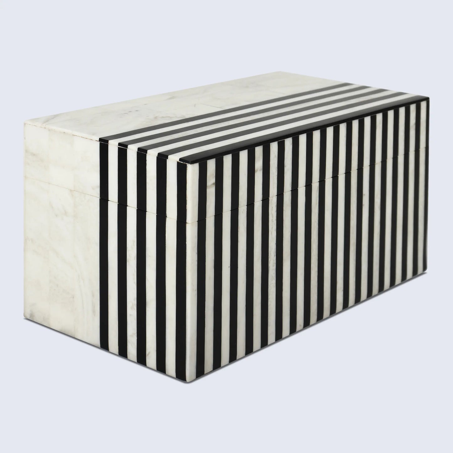 Decorative Box Mono Lead White & Black Available in 7 Sizes