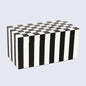 Puzzle Check Pattern Decorative Boxes Available in 7 Sizes