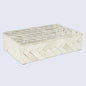 Decorative Box Ivory Braid White Available in 7 Sizes