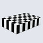 Puzzle Check Pattern Decorative Boxes Available in 7 Sizes