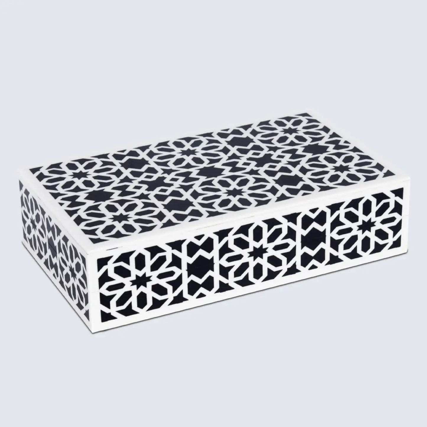 Decorative Boxes Shiraz Black & White Available in 7 Sizes