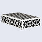 Decorative Boxes Zellij Black & White Available in 7 Sizes