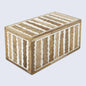 Decorative Box Kept Safari Pattern Brown & White Available in 7 Sizes