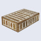 Decorative Box Kept Safari Pattern Brown & White Available in 7 Sizes