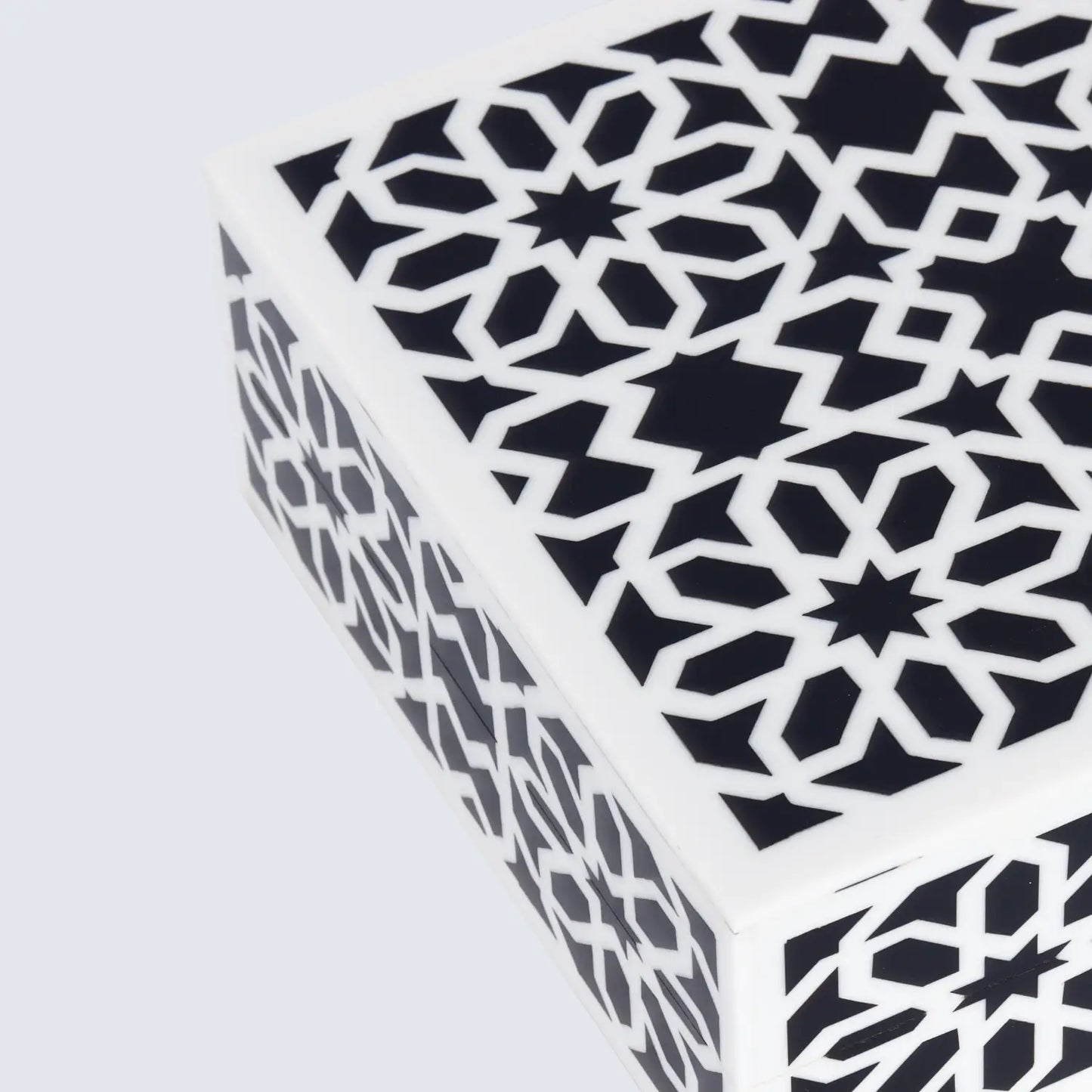 Decorative Boxes Shiraz Black & White Available in 7 Sizes