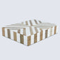 Decorative Box Marquet Chevron Pattern Brown & White Available in 8 Sizes