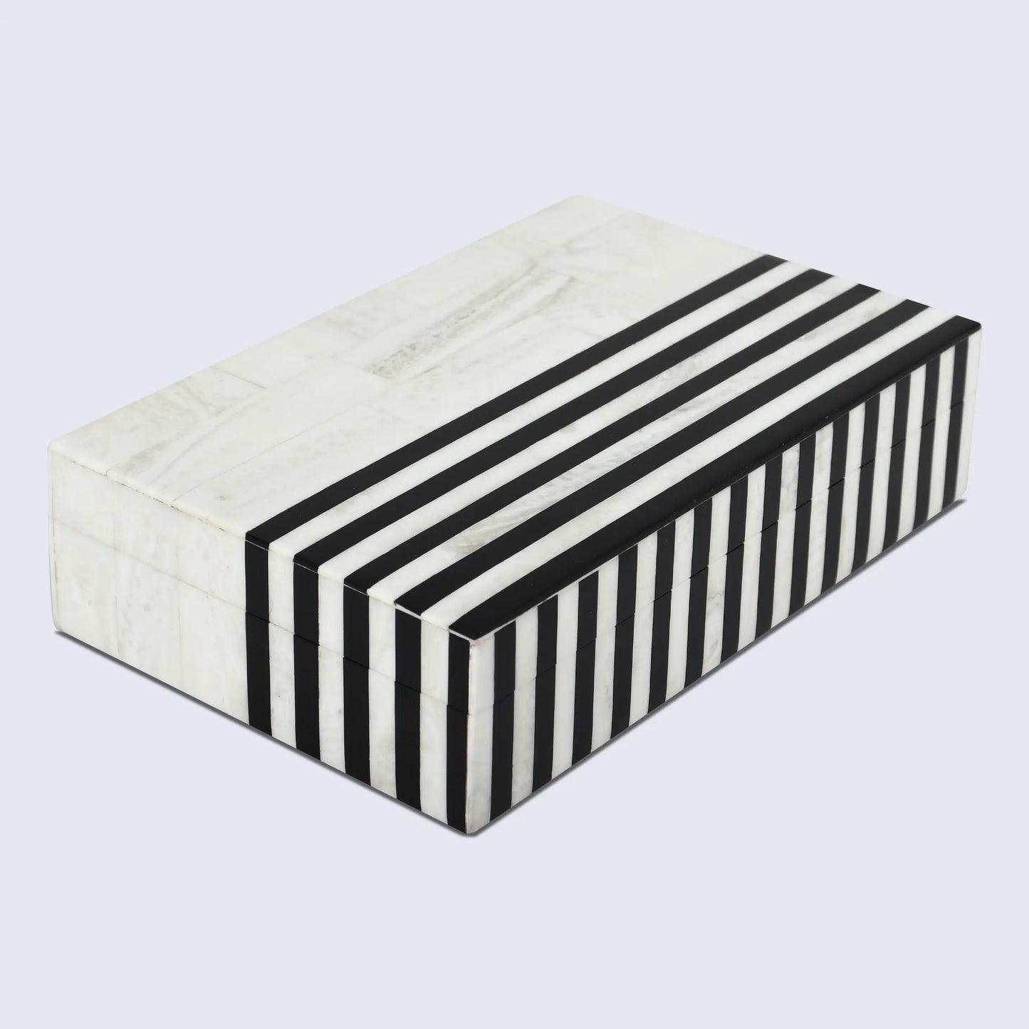 Decorative Box Mono Lead White & Black Available in 7 Sizes