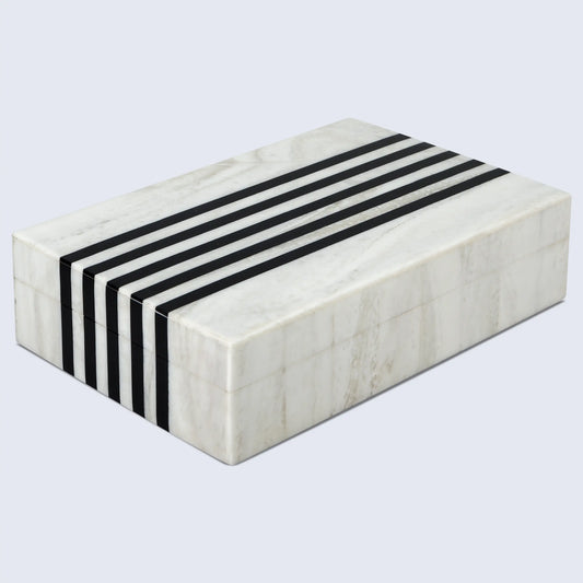 Decorative Box Mono Sprint White & Black Available in 7 Sizes