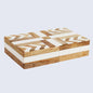 Decorative Boxes Patisserie Adorn White & Brown Available in 7 Sizes