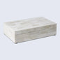 Decorative Box White Bone Inlay Pattern Available in 8 Sizes