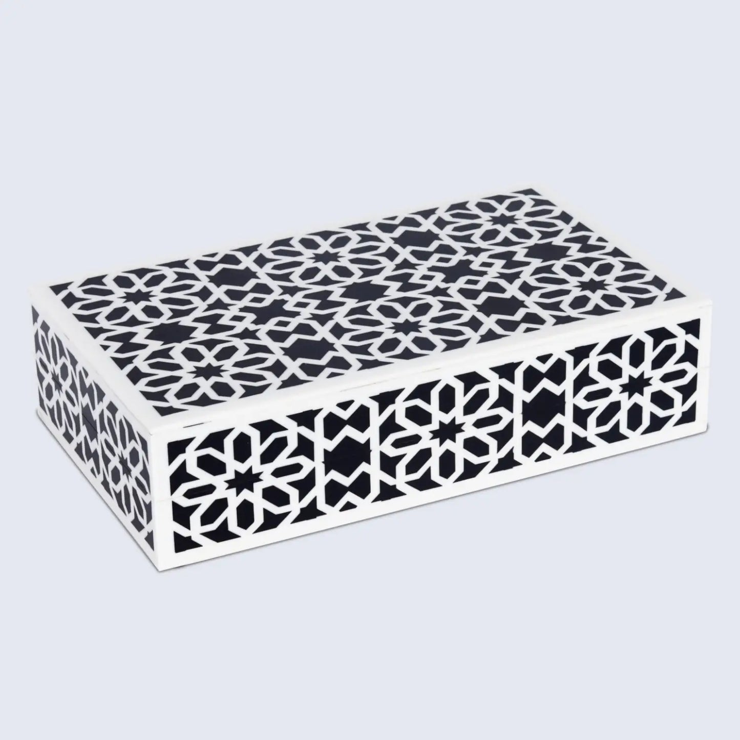 Decorative Boxes Shiraz Black & White Available in 7 Sizes