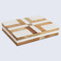 Decorative Boxes Patisserie Delight White & Brown Available in 7 Sizes