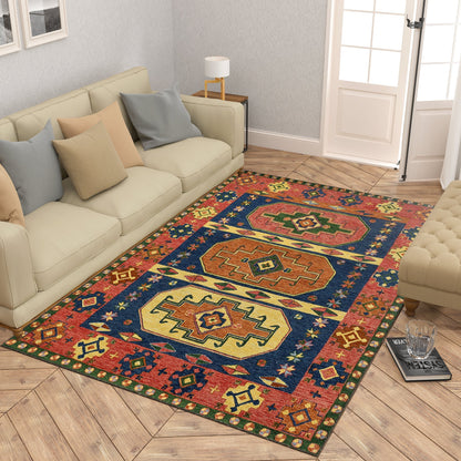 Premium Hand-Tufted Rug Made of 100% Wool  - Inca Myth - 3x5 Feet