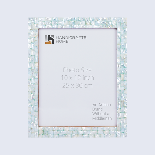 10x12 Mother Of Pearl Picture Frames Handmade Decor Gift & Poster Frame Green