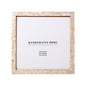 16x16 Inch Handmade White Mother of Pearl Picture Frame - Make to Order