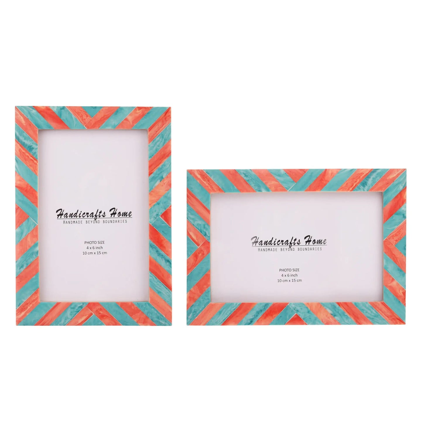 Photo Frame Candy Cane Melon Twist Collection Pack of 2 - 4x6, 5x7, 8x10