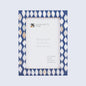 Photo Frame Avant Drops Collection Blue & White - 4x6, 5x7, 8x10