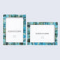 Decorative Picture Frame Verdigris Collection Blue Pack of 2 - 5x7