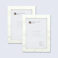 Decorative Photo Frame Classic White Pack of 2 - 4X6, 5x7, 8x10