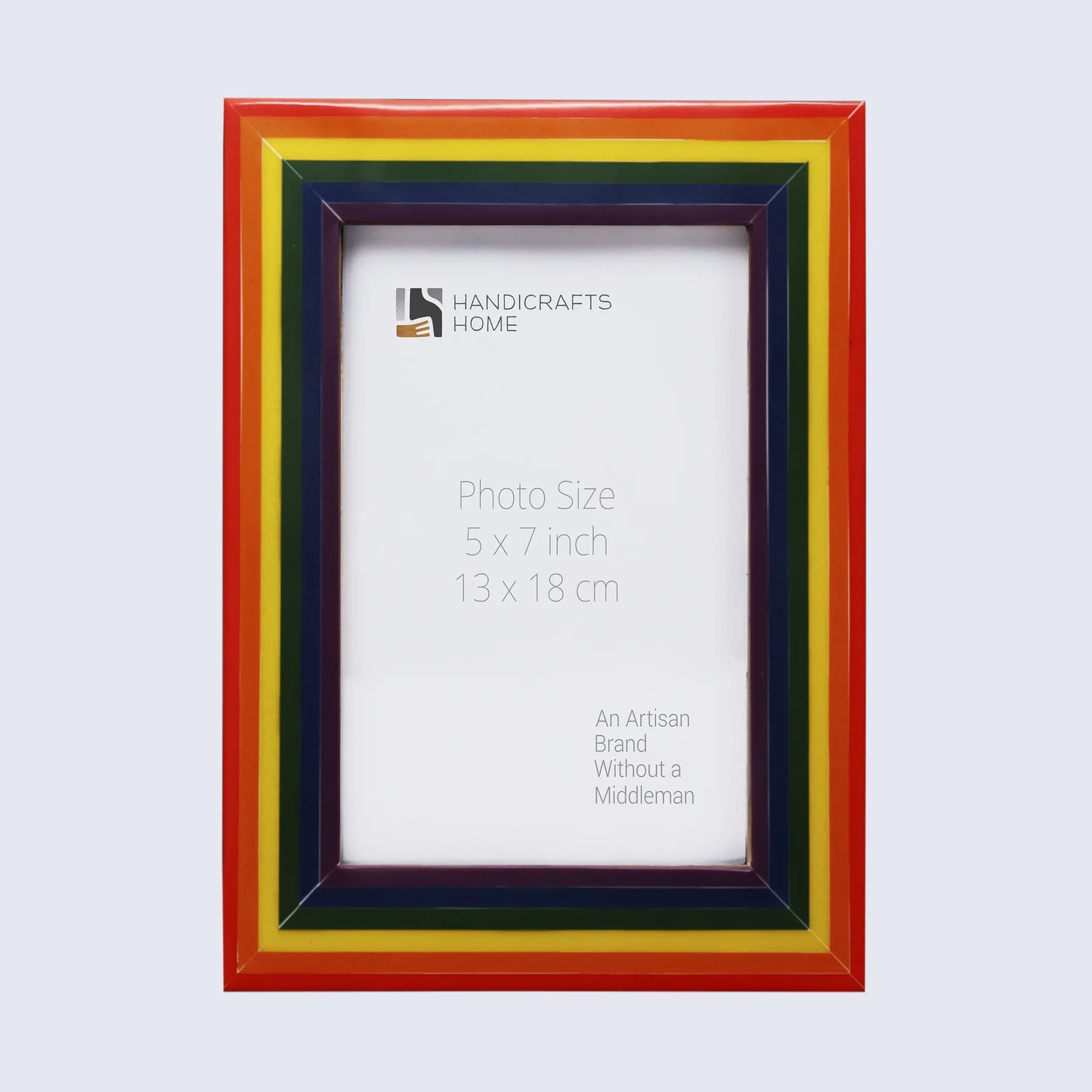 Handmade Spectrum Pride Collection Picture Frame- 4x6, 5x7, 8x10