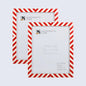 Decorative Photo Frame Candy Cane Strawberry Pack of 2 - 4x6, 5x7, 8x10