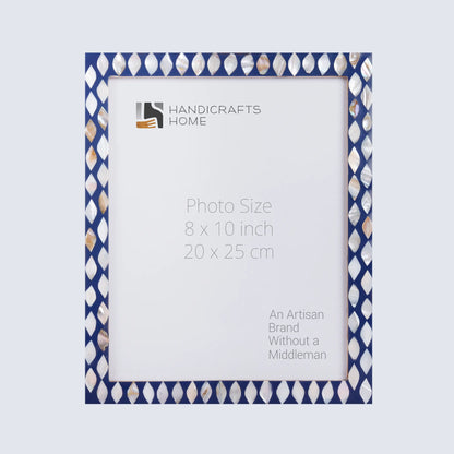 Photo Frame Avant Drops Collection Blue & White - 4x6, 5x7, 8x10