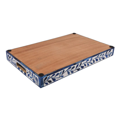 Decorative Tray Alhambra Azul Blue & White - 11x17, 12x12