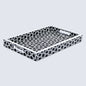 Decorative Tray Zellij Grande Black & White - 11x17, 12x12