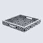 Decorative Tray Shiraz Black & White - 11x17, 12x12 inch