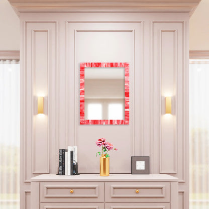 Make to Order Classic Red Mirror - Available in 5 Sizes