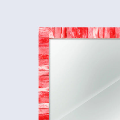 Make to Order Classic Red Mirror - Available in 5 Sizes