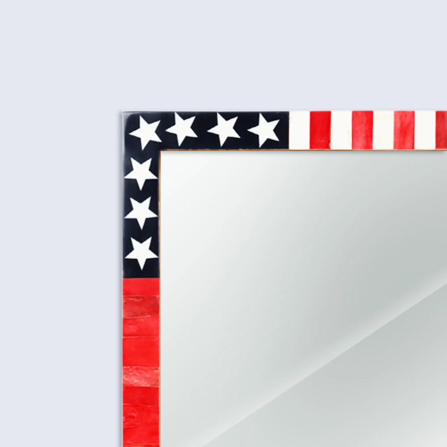 Make to Order USA Flag Pattern Mirror - Available in 4 Sizes