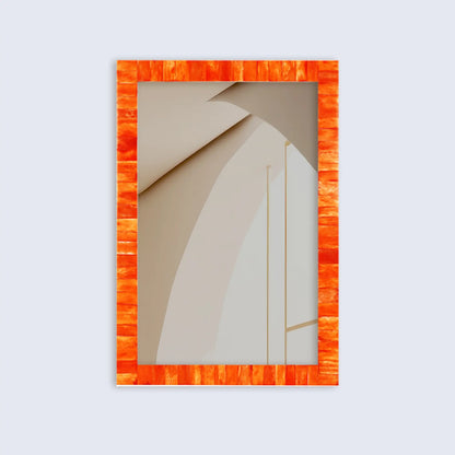 Make to Order Classic Orange Mirror - Available in 8 Sizes