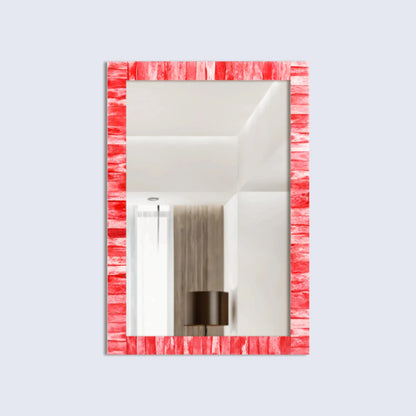 Make to Order Classic Red Mirror - Available in 5 Sizes