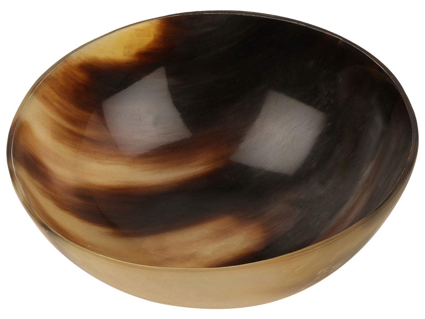 Ox Horn Shave Bowl Lathering Up Shaving Soap Cup Bowl - 5''